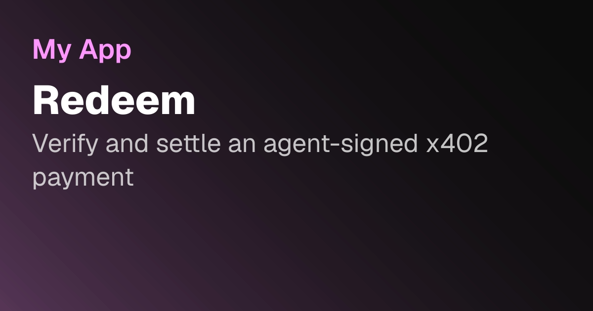 Redeem | Loomal Docs